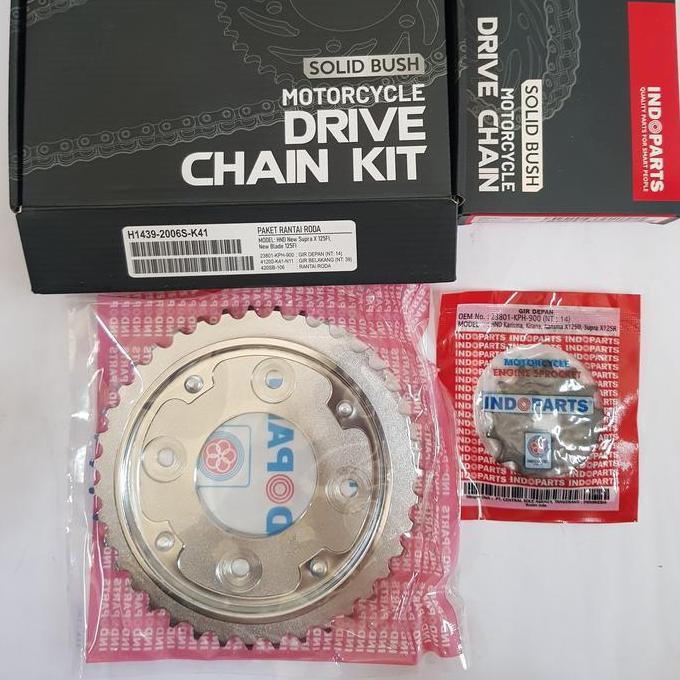 Promo GEAR SET HONDA SUPRA X 125 FI / BLADE 125 FI / H1439-2006S-K41 Diskon