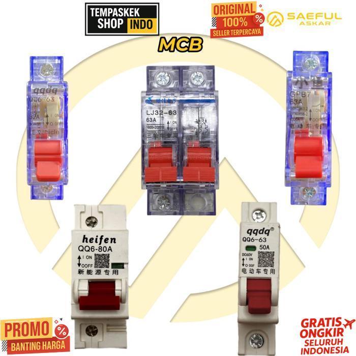 Quality Mcb Dc Untuk Sepeda Listrik Dan Motor Listrik