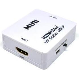 DF64 - CONVERTER HDMI PS3 PS4 TO VIDEO AV RCA PORT LCD TV TABUNG MONITOR KE