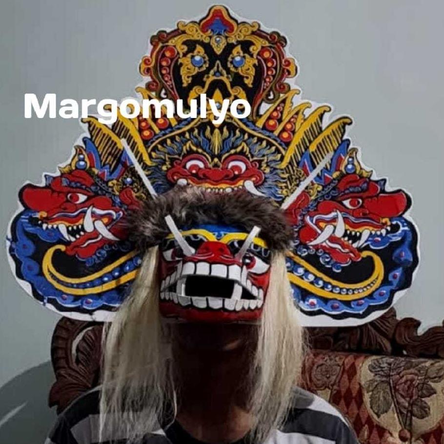 Terbaik Barongan Devil Anak ,Topeng Barongan Full Spons Mainan Anak-Anak Aman Untuk Bermain
