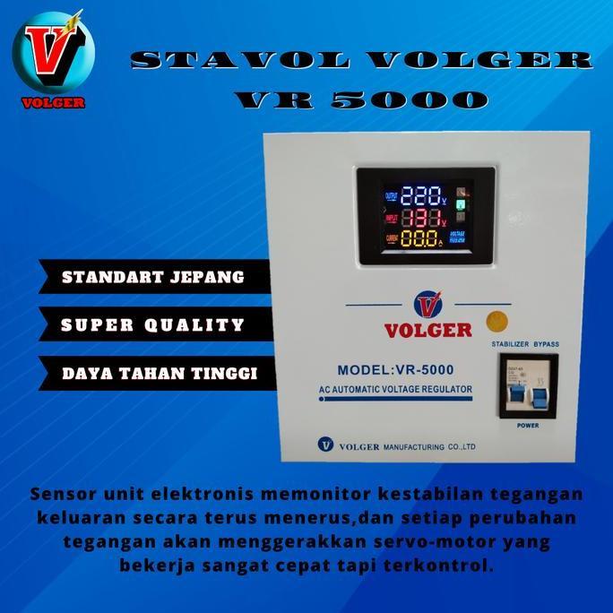 Stavolt VOLGER VR 5000 - Stabilizer Listrik VOLGER 5000 watt
