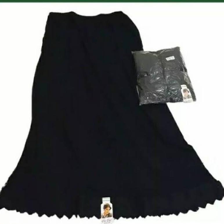 Androk / Under rok / Daleman rok muslim panjang Hitam 2.2