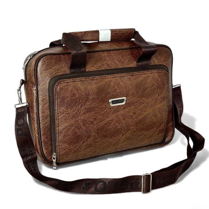 DB192 - Tas Selempang Tas Laptop Kulit PU 14inch Pria