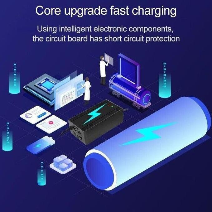 RAMAZ Charger Aki Universal 48V 20AH 12AH Untuk Sepeda Listrik Motor Listrik Dan Skuter Termasuk Mer