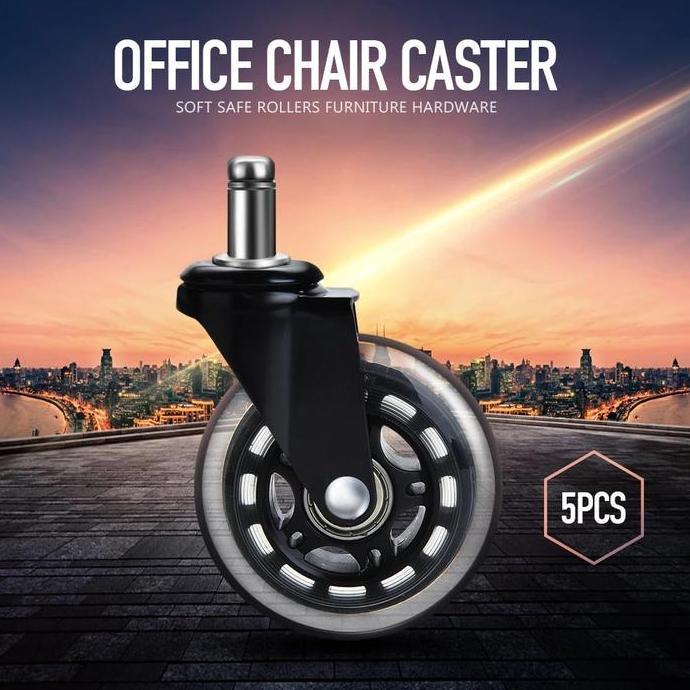 VINTOP Castor / Roda Tancap Kursi Kantor/Roda Kursi Kantor Tancap/Roda Kursi
