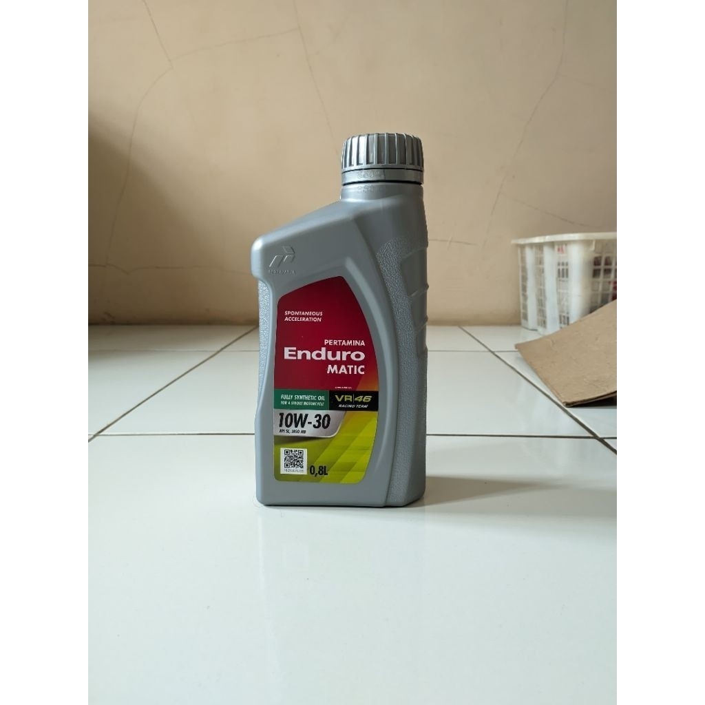 Enduro Matic 0.8L SAE 10W-30 Oli Motor Matic Honda Beat Vario 125 Scoopy Genio Yamaha Mio Original