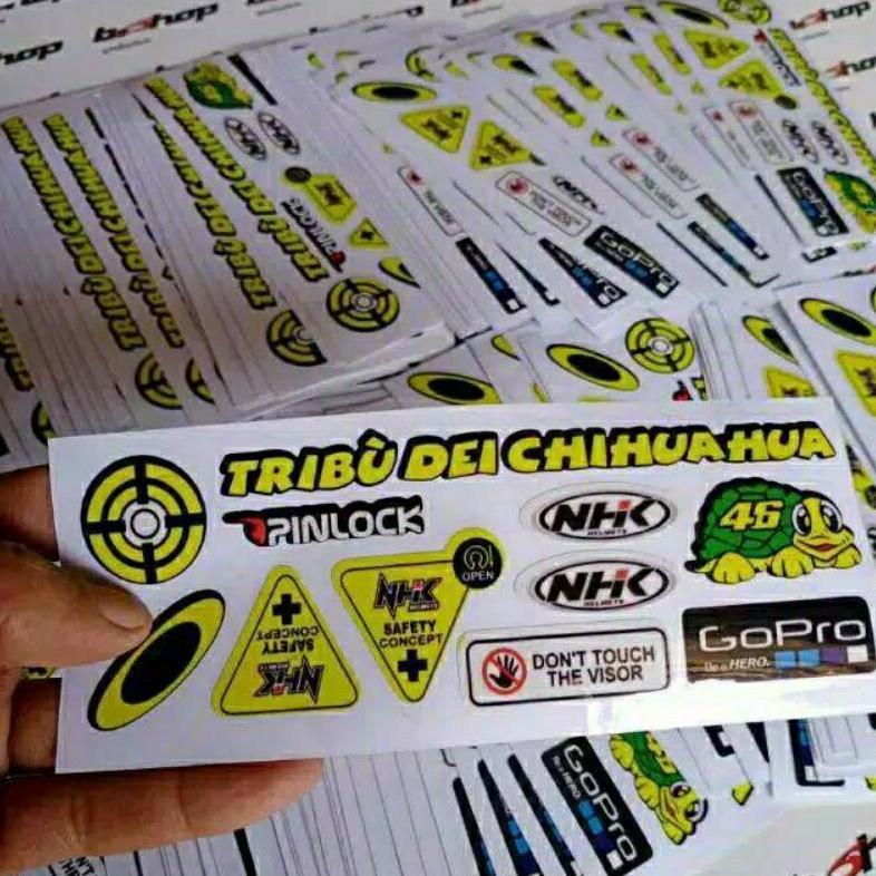 HOT SALE Spoiler NHK Gp1000 / spoiler helm nhk gp1000 r75 Hitam Bening