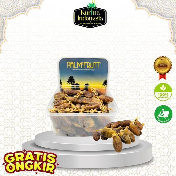 Kurma Tunisia tangkai 1kg Toples - Kurma Palm Fruit - Kurma Palm Frutt - Kurma Indonesia