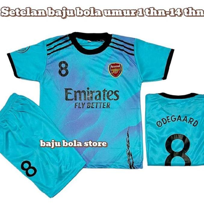 AI139 }} baju bola anak stelan kaos dan celana setelan