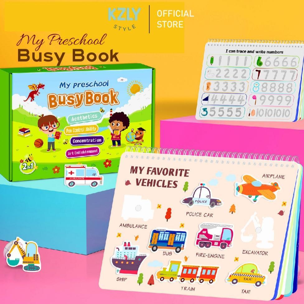 Kzly Busy Book Quiet Book My Preschool Lengkap Busy Book