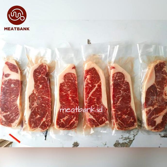 MEATBANK STRIPLOIN WAGYU MB5 Daging Aussie Beef BBQ Steak Sirloin MB 5