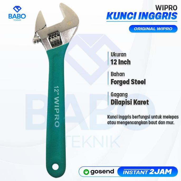 Kunci inggris 12 inch WIPRO