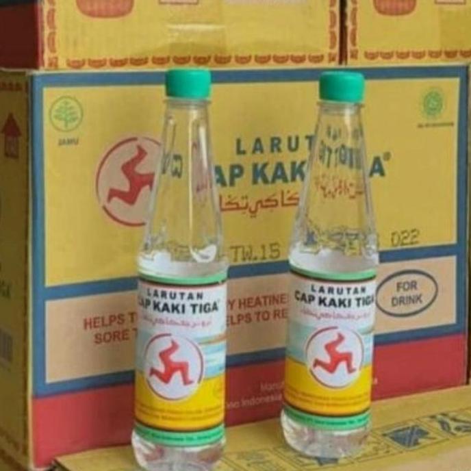 Larutan Botol 500 ml Cap Kaki Tiga 500ml dus box karton