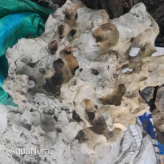 1 karung batu karang gunung bonsai taman kolam aquarium aquascape KS