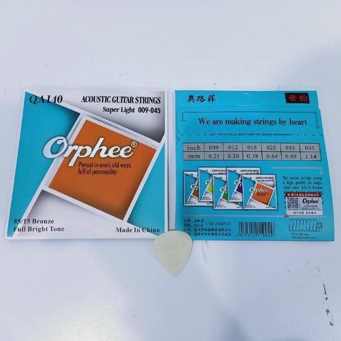 Altwill- Senar Gitar Orphee Akustik Qa140 - Qa150 - Qa160 Senar Gitar Orphee Original