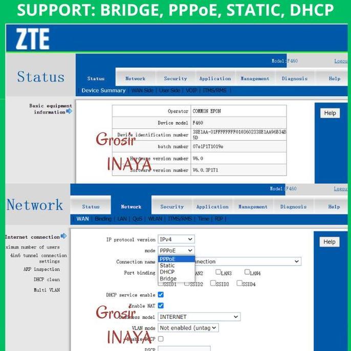 Wkprojec- Router Onu Epon Ont Epon Modem Wifi Zte F427 F460