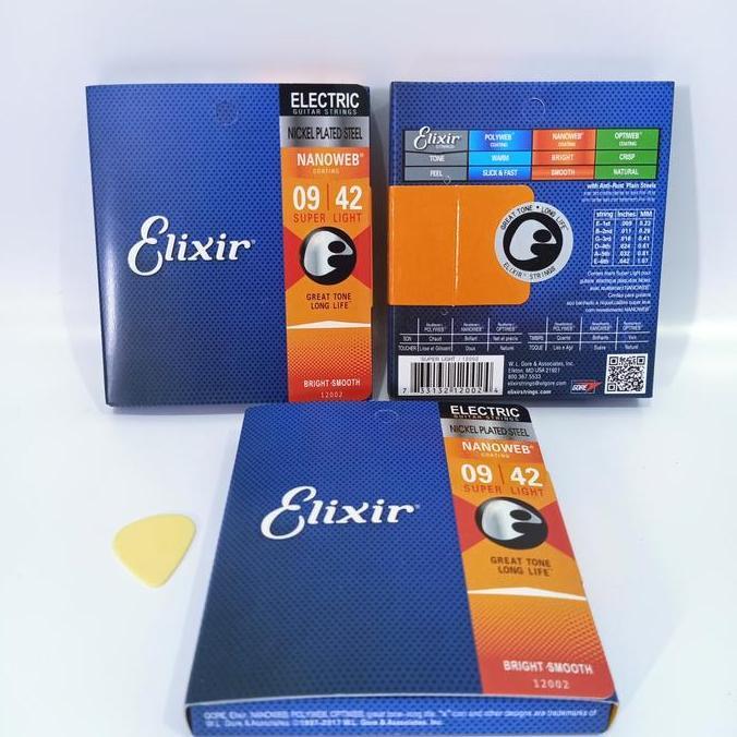 Altwill- Senar Gitar Elixir Eletrik 09/Senar Gitar Elixir/Senar Guitar Elixir