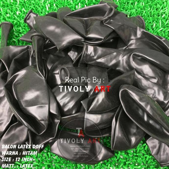 Disiniaja- Balon Latex Doff Hitam / Balon Doff Hitam / Balon Latex Hitam