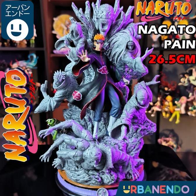 Action Figure Naruto Nagato Pain ukuran 26.5cm Statue Anime Pajangan Kamar Asli