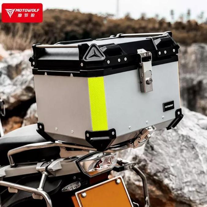 Motowolf Top Box Accessories Motor Touring Box Pannier Motor Alumunium Alloy