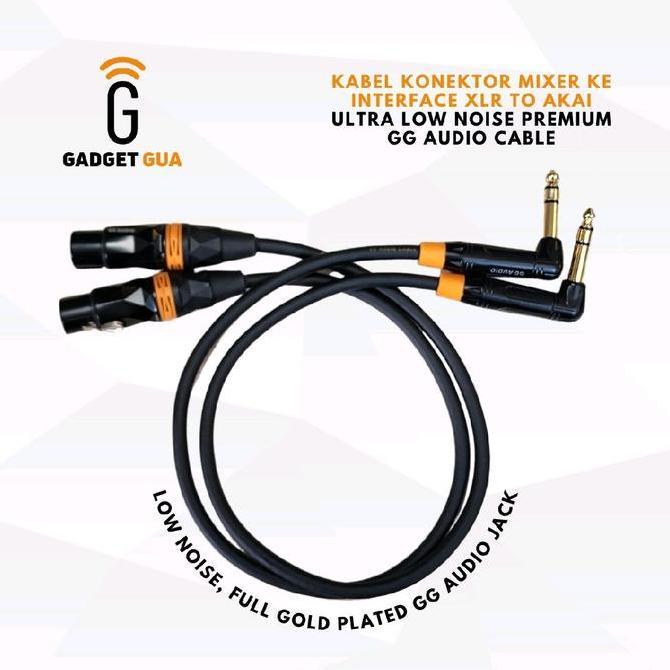 Promo Konektor Audio Mixer ke Soundcard - Premium Ultra Low Noise GG Audio Cable Diskon
