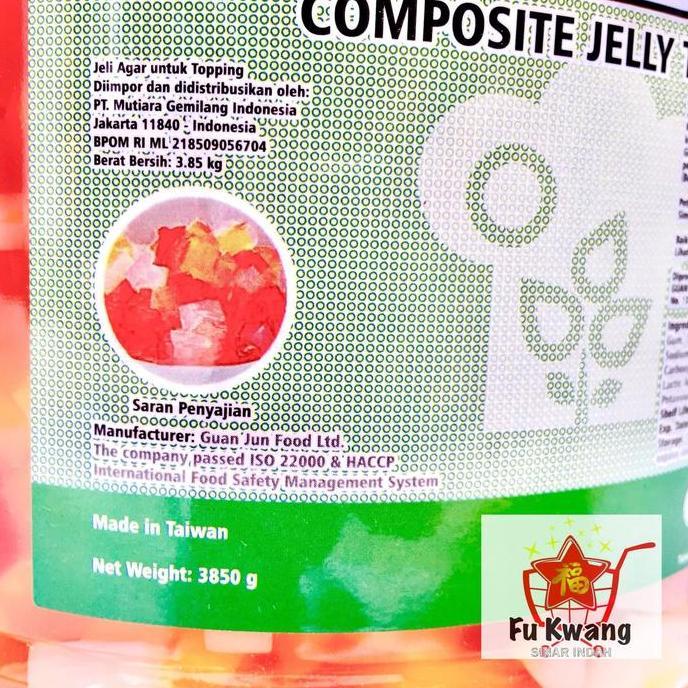 [Khusus Gosend] Rainbow Jelly Come Food Brand Import Taiwan 3,85 kg