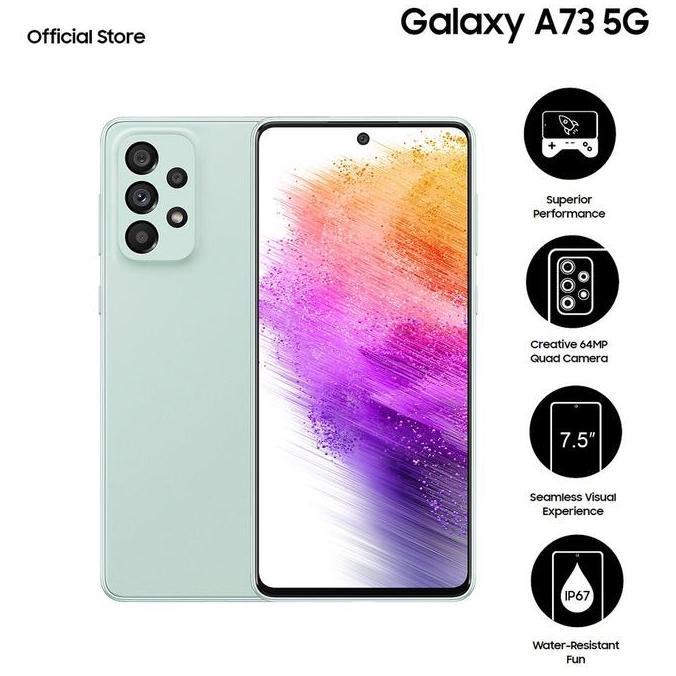 HP Galaxy A73 NFC ram 8/256GB 4G/5G LTE Handphone Android