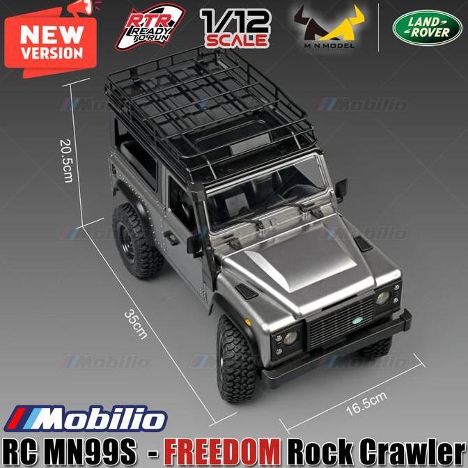 Wxyg- Rc Mn99S Freedom 1:12 Rock Crawler 4X4 Waterproof Full Propo Realistic