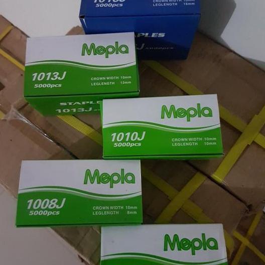 Lansungkirim- Mepla Isi Staples Tembak Angin 1006J / 1006 J / 6 Mm / 6Mm / Lebar 10Mm X Panjang 6Mm