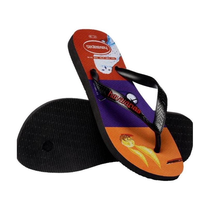Ready [Online Exclusive] Havaianas 1069 - Harry Potter Black/Black - Sandal Pria | Original 100%