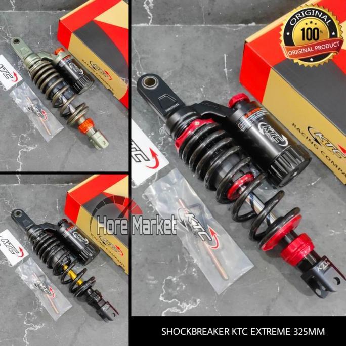 Shock Ktc Extreme Vario 125 150 New / Old / Led 325Mm Shockbreaker Ktc Racing Tabung Atas 2025 2024 