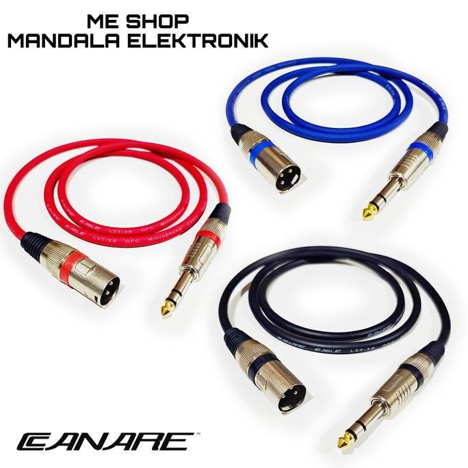 Promo Kabel XLR Male Canon to TRS stereo Jek akai 5 meter 5m murah Diskon