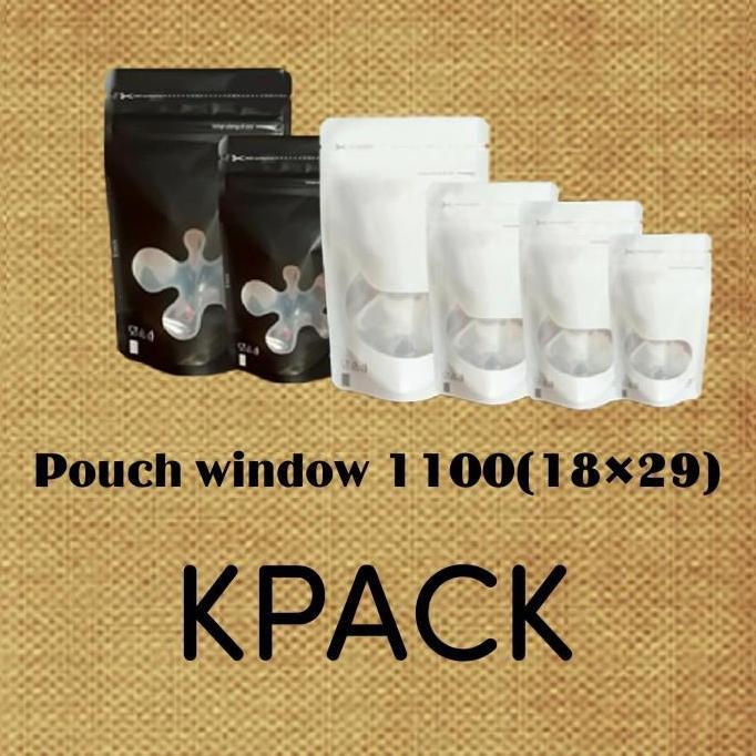 standing pouch window transmetz 18x29