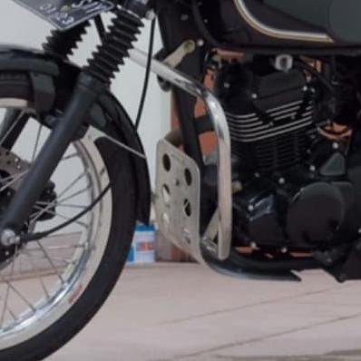 Promo aksesoris motor Engine Guard stainless Kawasaki W175 Custom PnP Diskon