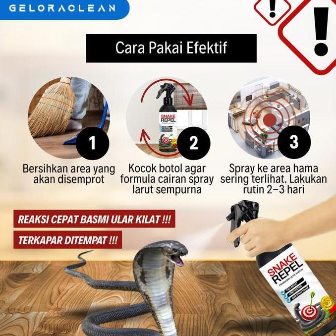 Lansungkirim- [Top 1 Terlaris] Pembasmi Ular Snake Repel Basmi Ular Tanpa Racun Penangkal Ular Masuk