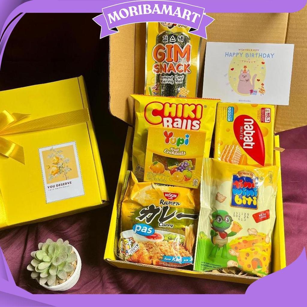 Hampers Snack Box Kado Ulang Tahun Cewek Cowok Hadiah Lebaran Natal Tahun Baru S Ori