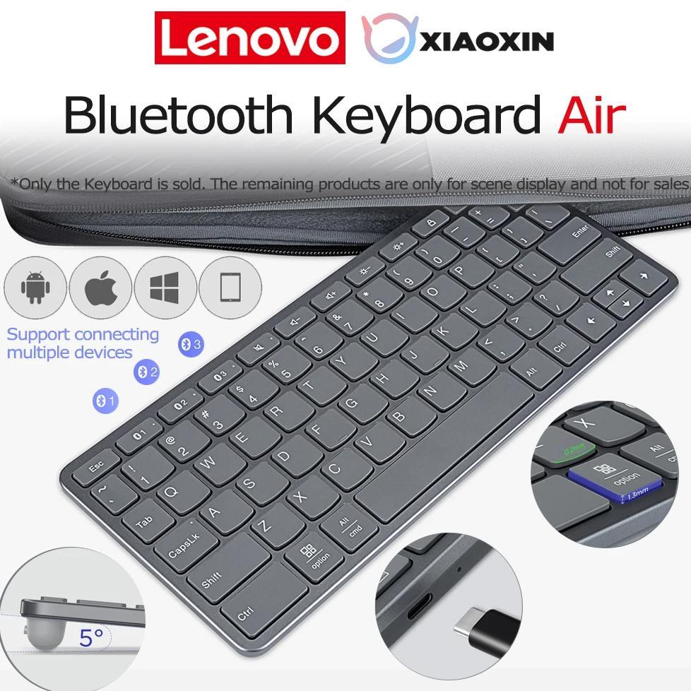 Lenovo Xiaoxin Air Wireless Bluetooth Keyboard Connect 3 Devices Windows10 iPadOS15 Android10 for La