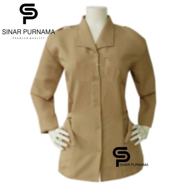 KHUSUS KAMU PRODUK Seragam Sekolah Kemeja Pramuka Pembina SMP SMA Pramuka Penegak Wanita Pramuka Len