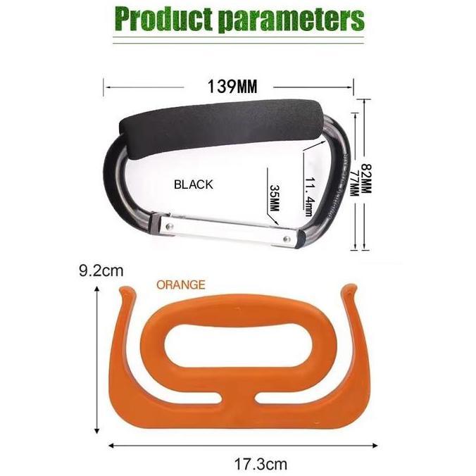 Rumbly Carabiner Aluminium Multifungsi