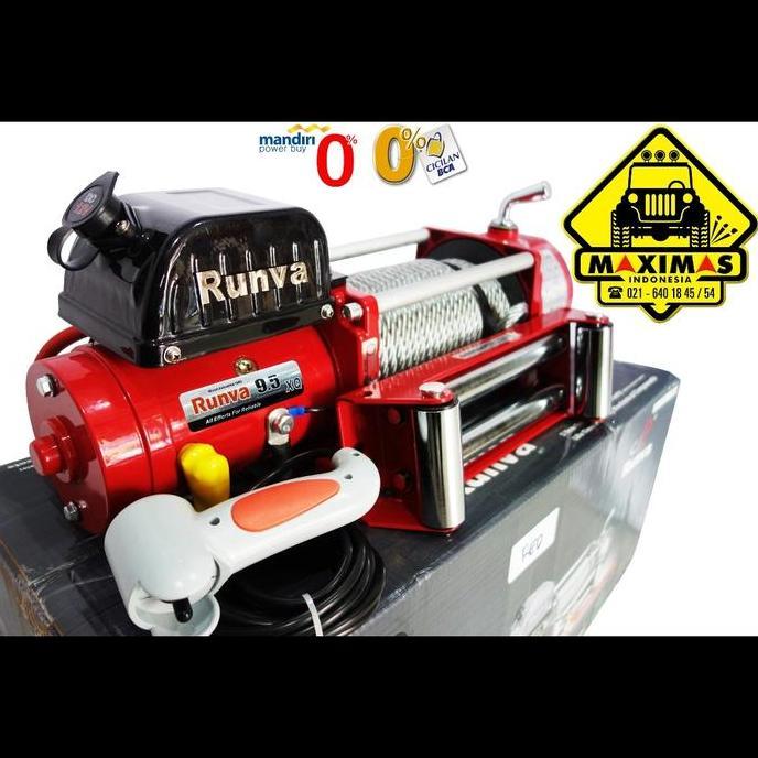 RED Edition : Runva EWX-9500-Q (4,3 ton) SUPER HIGH SPEED Winch