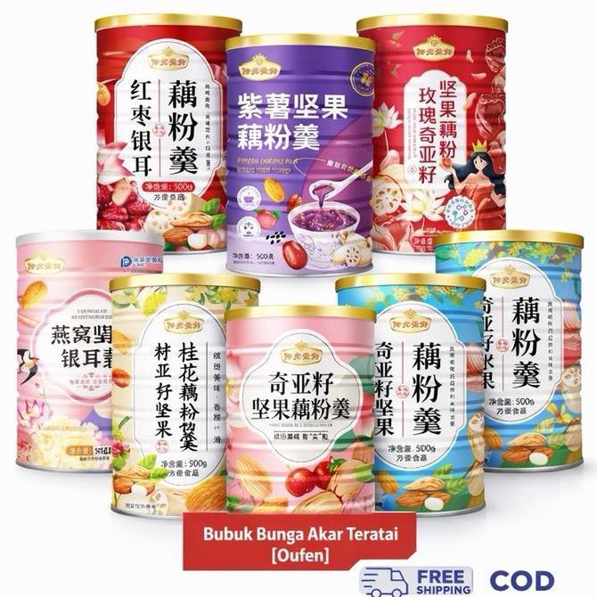 SOLALA Lotus Powder 500gram | Bubuk Akar Teratai Bubur Sereal Lotus Root Powder