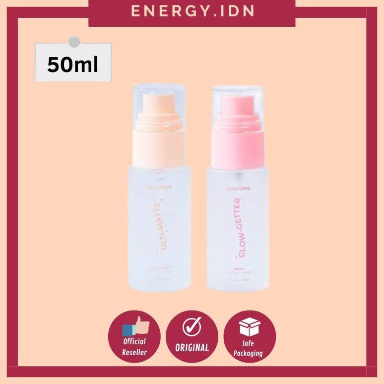 Luxcrime Glow-Getter Dewy | Ultimate Oil Control  Setting Spray - Untuk Makeup Tahan Lama Tahan24Jam