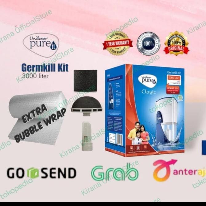 Pure it Unilever Germ Kill Filter 3000 Liter For Classic 9 & 23 Liter