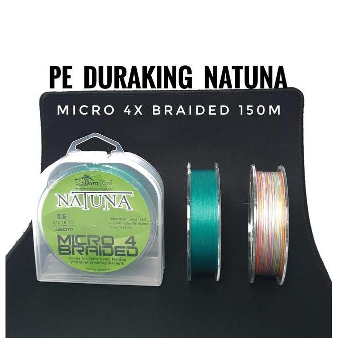 Senar Pancing Pe Duraking Natuna Micro 4 Braided Pe 150M