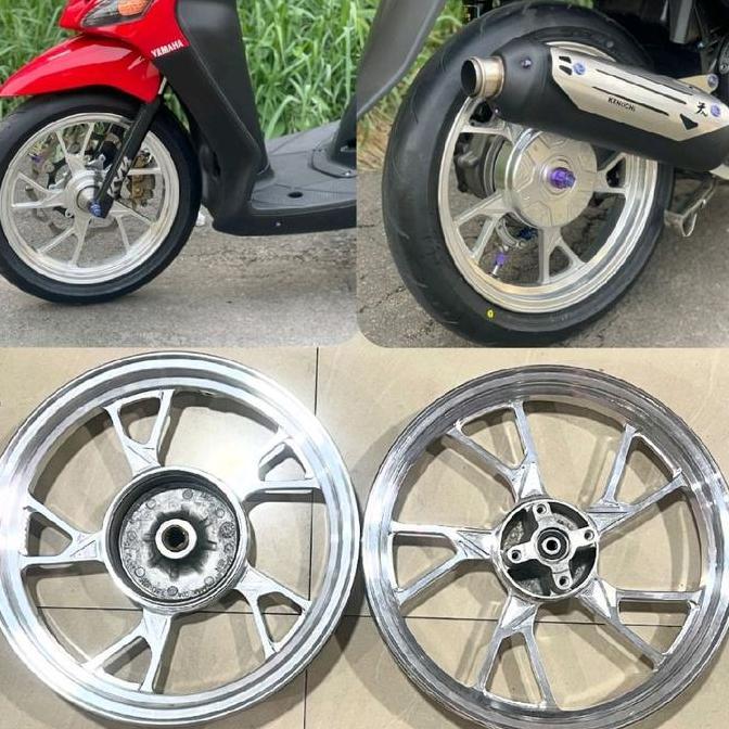 Velg Vrossi Fino Thailand Pnp Mio Miosoul Fino Mioj115Cc Original Vrosi Cnc Ring 14 Lebar 185 215 Pr