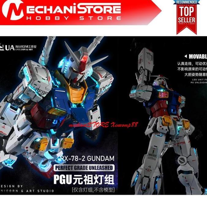 UNICORN & ART STUDIO LED Set for PG Unleashed RX-78-2 (PGU PG RX78)