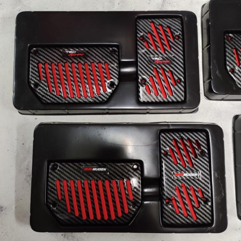 Pedal Gas Mobil Matic Universal Warna Carbon Sparco Mugen TRD MoMo