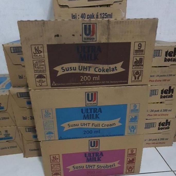 SUSU ULTRA MILK 200ML 1DUS 24PCS