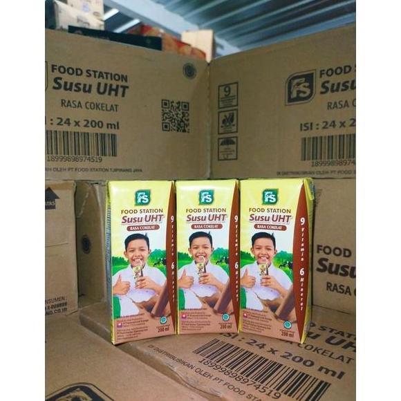 SUSU UHT FS/FOOD STATION 200ML