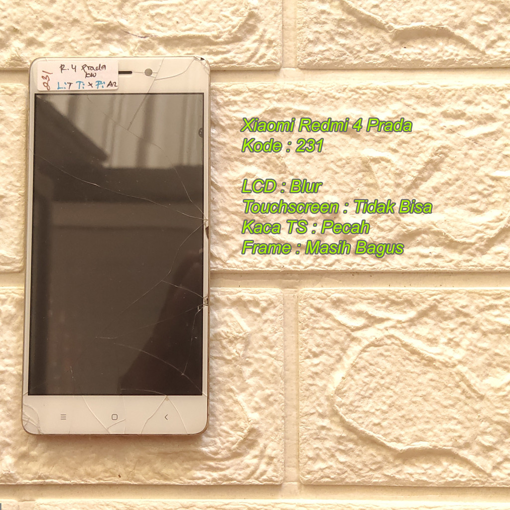 Xiaomi Redmi 4 Prada LCD Plus Frame Copotan